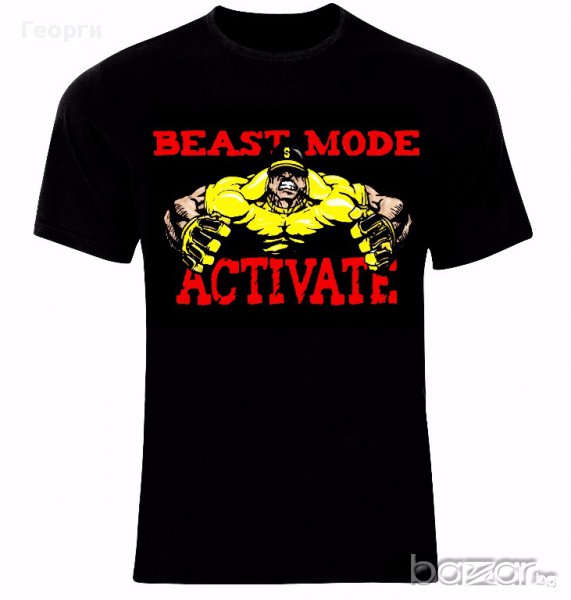 Fitness Sport Muscle Training Bodybuilder Beast Mode Activate Тениска Мъжка/Дамска S до 2XL, снимка 1