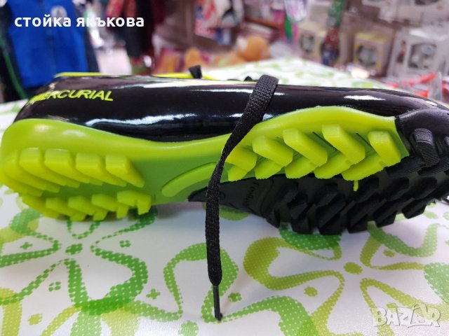 Продавам мъжки маратонки кожени лак  подходящи и за футбол черно сиво, снимка 2 - Детски маратонки - 22666846