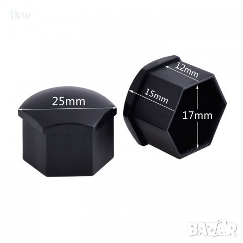 Защитна капачка, Затварящи винтове (20) капачки за болтове на колелата, снимка 6 - Аксесоари и консумативи - 25674884