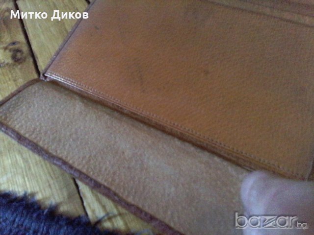 Стар портфейл преди девети естествена кожа Нордщернъ, снимка 5 - Портфейли, портмонета - 21455139