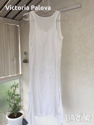 Марлена бяла рокля за плаж, снимка 4 - Рокли - 25361979