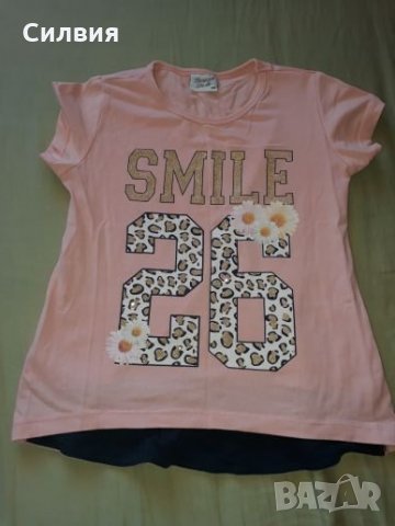 Три блузки,две са размер 116-122 и една 128, снимка 4 - Детски Блузи и туники - 22864266