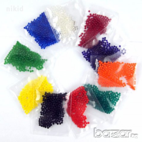 Кристална еко почва за растения и декорация Екопочва водни кристали ваза растения цветя орбис орбиз, снимка 3 - Други - 17342846