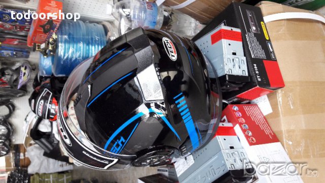 Мото каска оупън фейс TECH, снимка 2 - Аксесоари и консумативи - 17515410