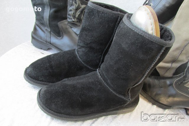 UGG,K&M boots аналог на UGG,39 топли унисекс боти-естествен велур,естествена вълна,GOGOMOTO.BAZAR.BG, снимка 4 - Дамски боти - 16860827