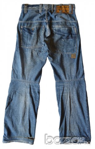 G-STAR RAW DENIM TRASH ELWOOD мъжки дънки сини размер 30, дължина 34 100% памук, снимка 2 - Дънки - 13121942