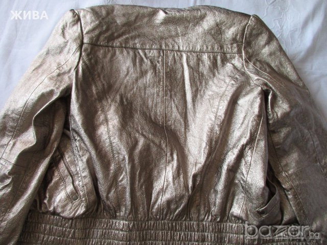 ЕСТЕСТВЕНА КОЖА - дизайнерско яке на 4IT VINTAGE BLEND OF AMERIKA, снимка 6 - Якета - 13533759