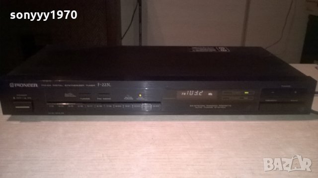pioneer f-223l-tuner-made in japan-внос швеицария, снимка 3 - Ресийвъри, усилватели, смесителни пултове - 22669240
