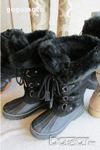 КАТО НОВИ водоустойчиви апрески KHOMBU Snow Boots North Star, 36 -37 боти, 100% ЕСТЕСТВЕНА КОЖА, снимка 3 - Дамски апрески - 17222910