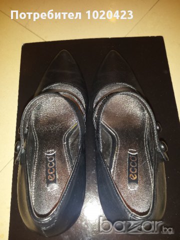 Обувки Ecco 38 номер естестена кожа, снимка 3 - Дамски обувки на ток - 10788792