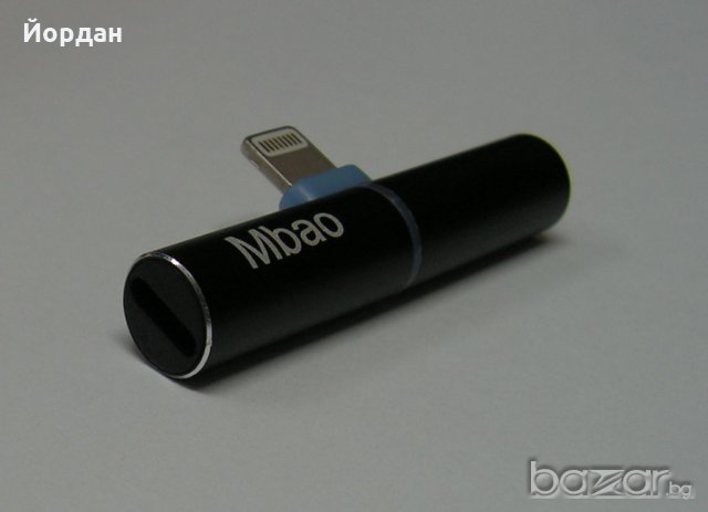 Audio Call Charge Adapter for iPhone 8 X 7 Plus to original Mic Earphone Headset, снимка 2 - Селфи стикове, аксесоари - 20111986
