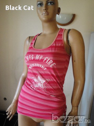 Чаровен розов дамски потник / топ, дамска блуза / тениска без ръкави, ръкав, дамско бюстие, снимка 3 - Потници - 8500241