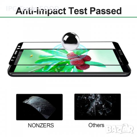 Huawei Mate 10 Lite стъклен протектор 9H цял екран черен, снимка 6 - Фолия, протектори - 23672671