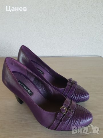 Нови обувки ,естествена кожа!, снимка 1 - Дамски обувки на ток - 23086830