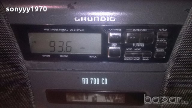 grundig rr700cd-radio cassete recorder-внос швеицария, снимка 8 - Ресийвъри, усилватели, смесителни пултове - 12796027