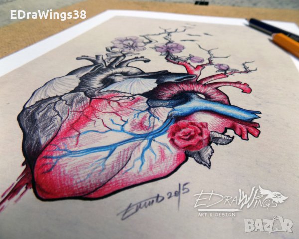 Картина Арт принт "Сърце", снимка 4 - Картини - 21771928