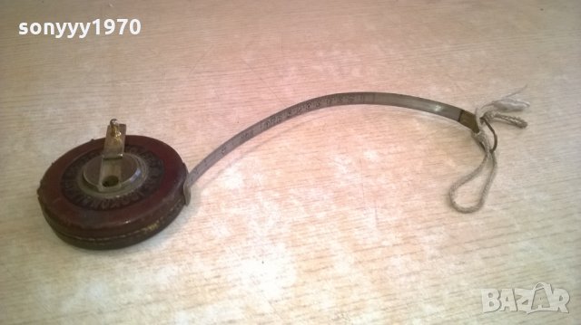 АНТИКА-стара кожена ролетка-кожа и месинг-метална лента, снимка 12 - Колекции - 24498383