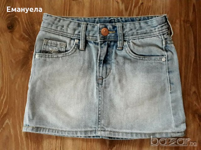 Детска дънкова пола