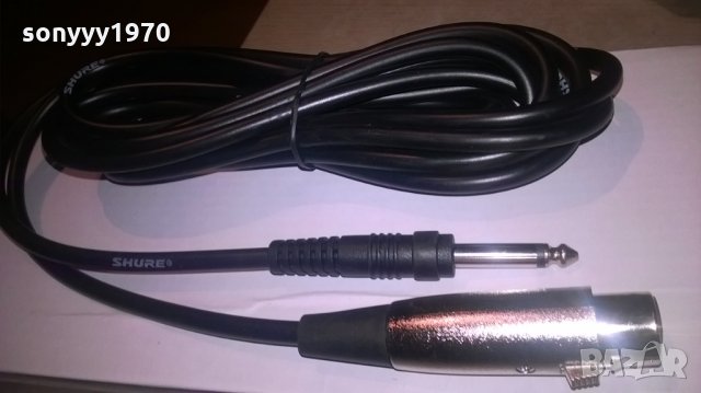 SHURE//shure-ПРОФИ-кабел за микрофон-нов-внос швеицария, снимка 11 - Микрофони - 25026749