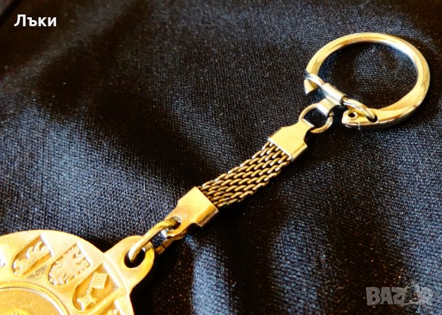 Бронзов ключодържател с велосипедисти.  , снимка 2 - Подаръци за мъже - 24344955