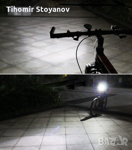 Фар и сирена 2в1 за колело велосипед USB зареждане Лед Фар за колоездене водоустойчив, снимка 2 - Аксесоари за велосипеди - 24867793