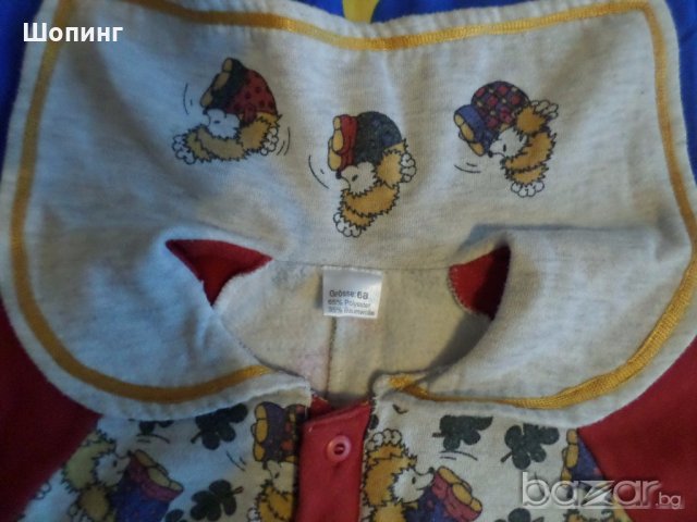 Ватиран ромпър и плътни ританки (н.68), снимка 3 - Бодита за бебе - 19724345