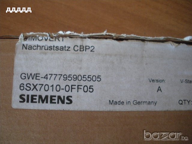 Siemens Simovert Profibus CBP2 Сименс, снимка 7 - Резервни части за машини - 17732366
