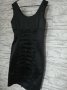 Черна сатенена рокля, снимка 3