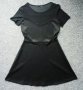 Малка секси черна къса рокля, снимка 2