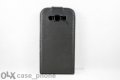 Нов черен вертикален флип кейс от кожа за Samsung Galaxy Grand Duos I9082, снимка 2