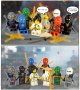 8 фигурки за Лего конструктор Ninjago Нинджаго за игра и украса на торта пластмасови , снимка 1
