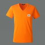 D&G Dolce and Gabbana Orange Plate Logo Мъжка Тениска size 48 (M), снимка 1 - Тениски - 7562835
