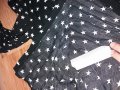 Нова дамска черна риза със звездички на Mango- размер -М-Л, снимка 4