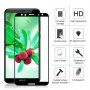 Huawei Mate 10 Lite стъклен протектор 9H цял екран черен, снимка 3