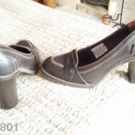 Levis Нови естествена кожа обувки / мокасини с ток, снимка 3 - Дамски обувки на ток - 11665366