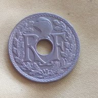 Редка стара френска монета 10 сантима 1935 г., снимка 2 - Нумизматика и бонистика - 15365504