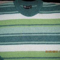 Красив зелен пуловер М р-р, снимка 2 - Пуловери - 20265465