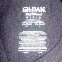    Черна тениска Gildan, снимка 2 - Тениски - 22057808