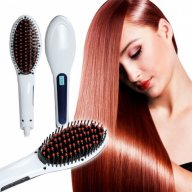 Четка за Изправяне и Сушене на Коса Fast Hair Straightener HQT-906, снимка 4 - Здраве и красота - 14644324