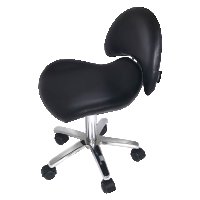 Козметичен/фризьорски стол - табуретка с облегалка Dani - различни цветове 46/62 см, снимка 7 - Друго оборудване - 24223951