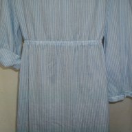 Рокля тип риза от много фин индииски памук ”Н&М”® / голям размер , снимка 11 - Рокли - 14788752