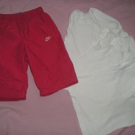 Панталонки  NIKE и 3 тениски с якички 3/4 г, снимка 1 - Детски къси панталони - 18061674