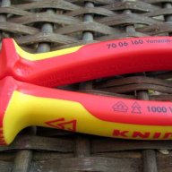 Клещи резачки Knipex VDE 160мм двукомпонентна дръжка, снимка 2 - Клещи - 18601858