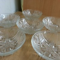 кристални  купички чешко стъкло , снимка 3 - Антикварни и старинни предмети - 22298589