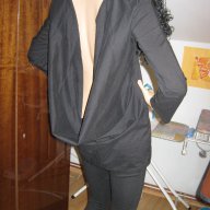 Черна риза с гол гръб и бродерия, снимка 3 - Ризи - 10514539
