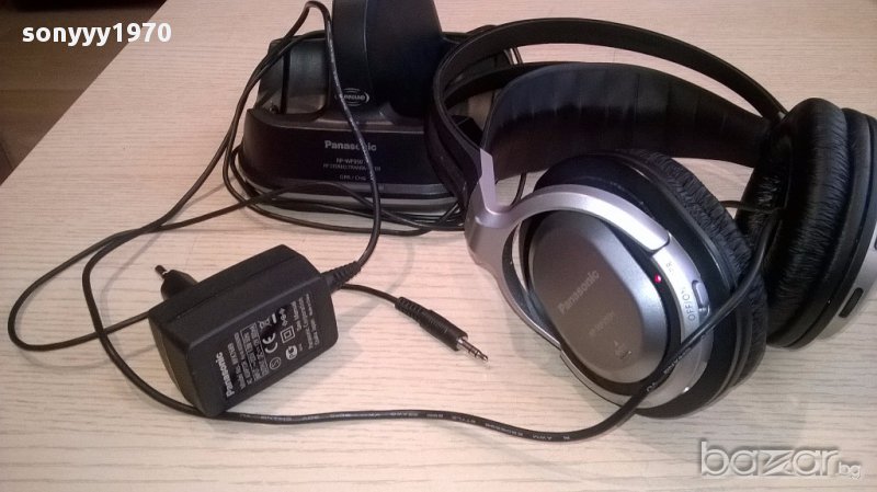 поръчани-Panasonic rp-wf950f-transmiter+adaptor+phones, снимка 1
