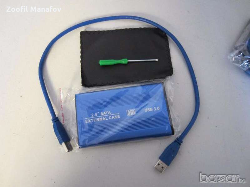 USB 3.0 И 2.0  BOX за външен диск 2.5“ SATA, снимка 1