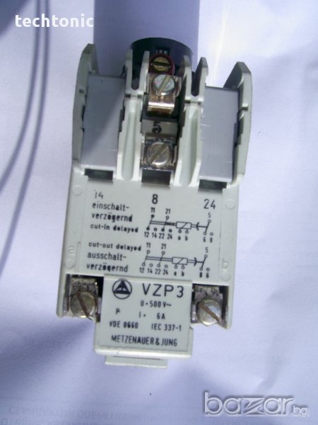 Реле METZENAUER & JUNG VZP 3 VDE 0660, Германия - ново, снимка 1
