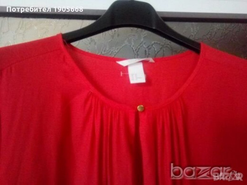 Блуза на НМ в червено №42, снимка 1
