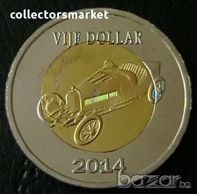 5 долара 2014(Бугати Тайп 35), Саба, снимка 1